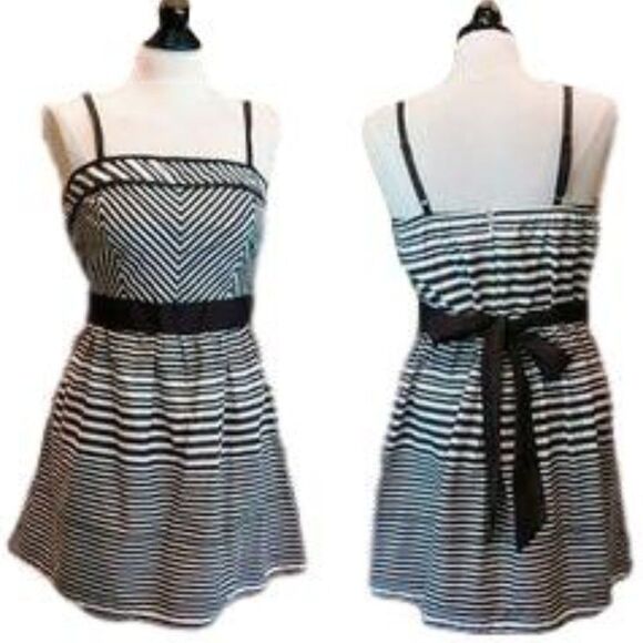 Striped Fit & Flare NEW Sundress - Picture 1 of 5